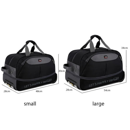Travel Trolley Bags With Wheels Men Women Travel Suitcase Rolling Luggage Bags Carry on Luggage Bag Large Capacity Handbag
