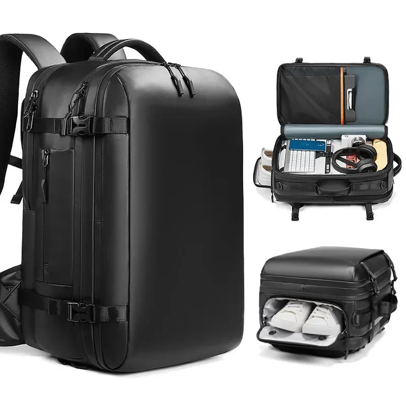 Travel backpack For Men waterproof 17.3 inch Business Laptop Backpack with Separate Shoe Bag outdoors Hiking camping backpack