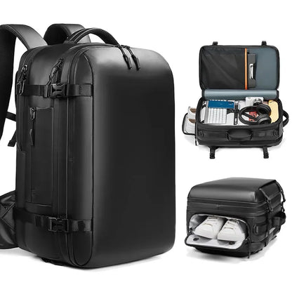 Travel backpack For Men waterproof 17.3 inch Business Laptop Backpack with Separate Shoe Bag outdoors Hiking camping backpack