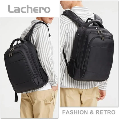 Travel for Men, Classic 15.6 Inch Laptop Backpack Casual Computer Daypacks with USB Charging/Headphone Port