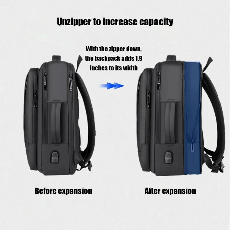 Travel for Men Women Business Computer Bags College Nurse Backpack Daypack with USB Port, Fit 15.6 Inch Laptop
