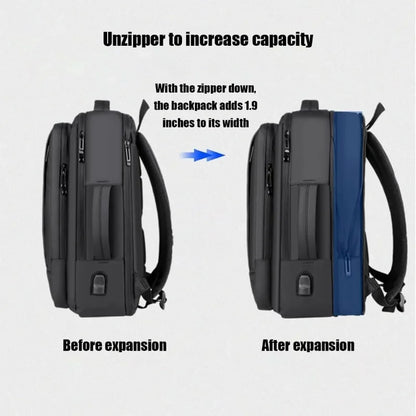 Travel for Men Women Business Computer Bags College Nurse Backpack Daypack with USB Port, Fit 15.6 Inch Laptop