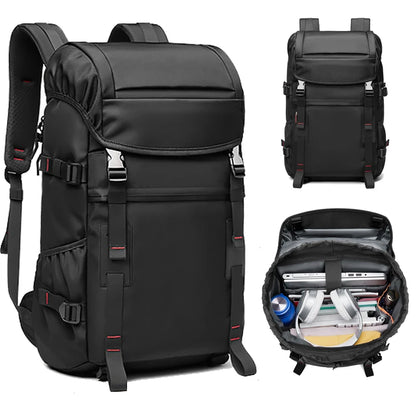 Traveling Backpack Man Waterproof Oxford Lightweight Camping Outdoor Bags Trend 2024 Drawstring Hikking Multifinonal Back Pack