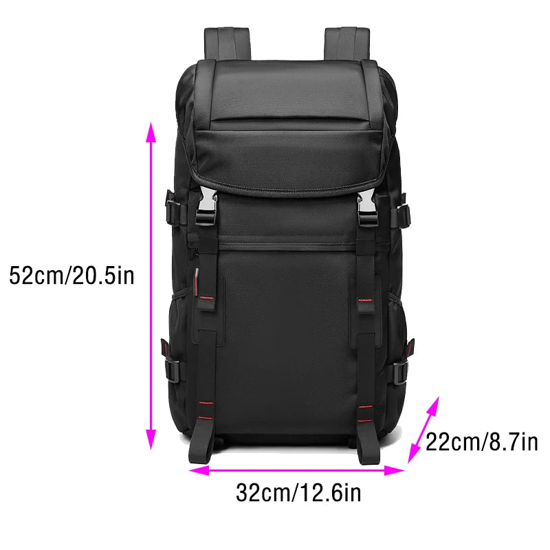 Traveling Backpack Man Waterproof Oxford Lightweight Camping Outdoor Bags Trend 2024 Drawstring Hikking Multifinonal Back Pack