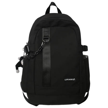 Trendy Boy Girl High Capacity School Bag Men Women Travel Backpack Lady Male Book Bag Fashion Female Laptop College Backpack New