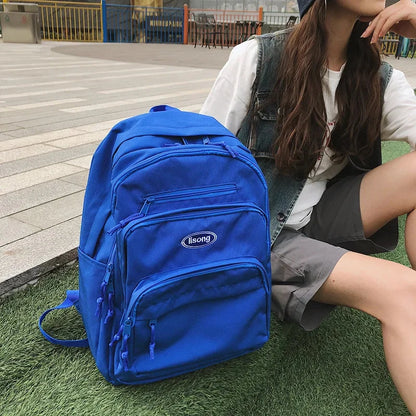 Trendy Double Shoulder Backpack laptop school bags for bunny Oxford cute backpack women