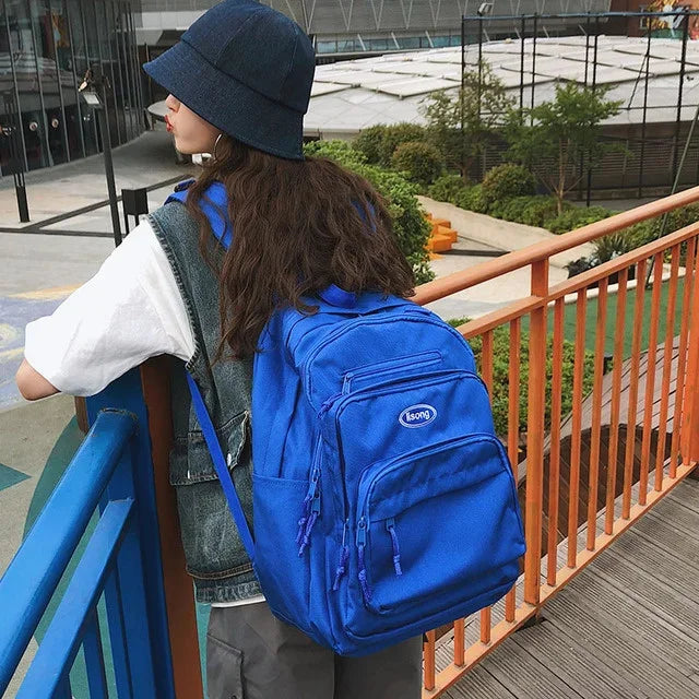 Trendy Double Shoulder Backpack laptop school bags for bunny Oxford cute backpack women