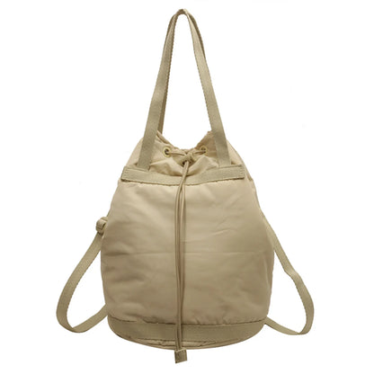 Trendy Female Casual Drawstring Crossbody Bags Cute Fashion Women Kawaii Shoulder Bag Ladies High Grade Travel Solid Color Daily