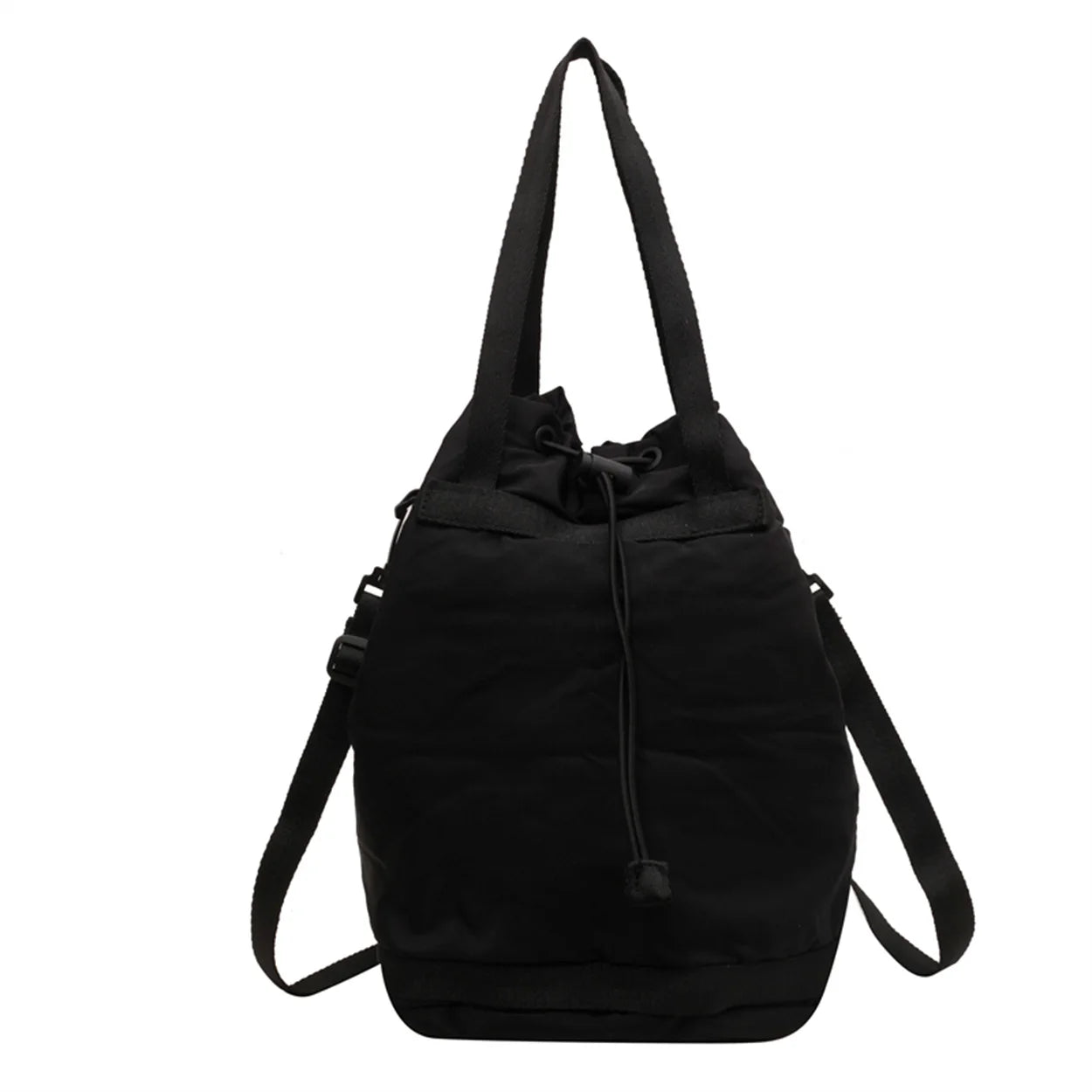 Trendy Female Casual Drawstring Crossbody Bags Cute Fashion Women Kawaii Shoulder Bag Ladies High Grade Travel Solid Color Daily