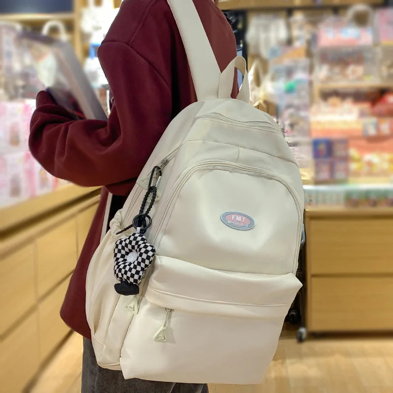 Trendy Female Nylon University Backpack - Thumbnail 3