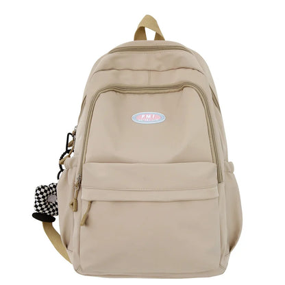 Trendy Female Cute Nylon University Backpack Women Laptop School Bag Girl Leisure College Backpack Fashion Lady Travel Book Bags
