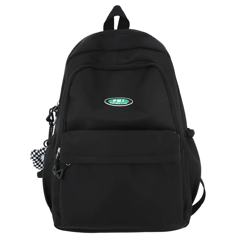 Trendy Female Cute Nylon University Backpack Women Laptop School Bag Girl Leisure College Backpack Fashion Lady Travel Book Bags