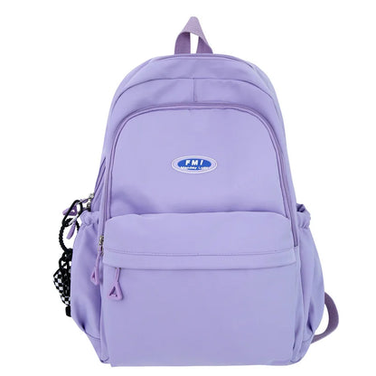 Trendy Female Cute Nylon University Backpack Women Laptop School Bag Girl Leisure College Backpack Fashion Lady Travel Book Bags