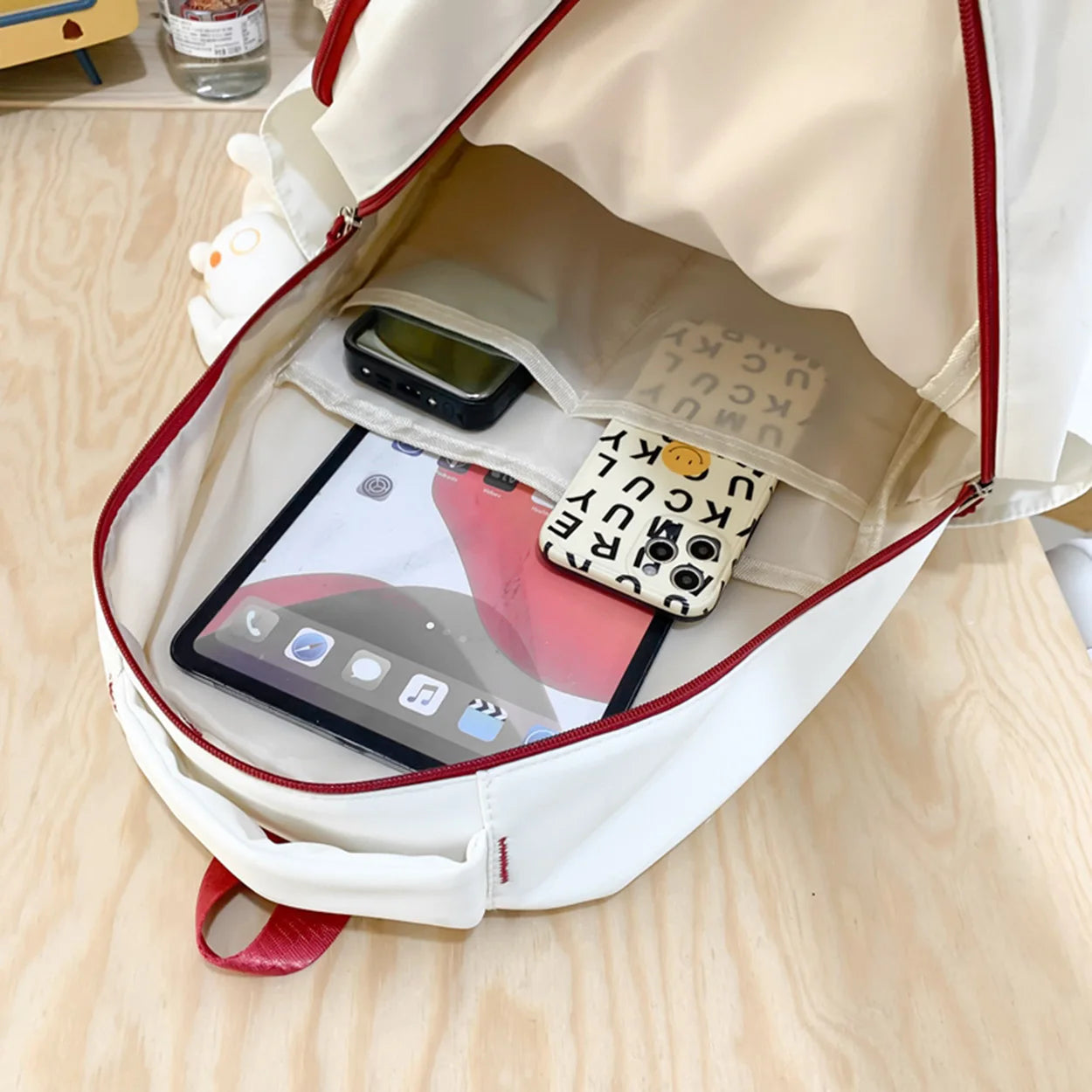 Trendy Female High Capacity School Bag Cute Waterproof Ladies Travel Laptop Women College Backpack Girl Book Bags Fashion Kawaii
