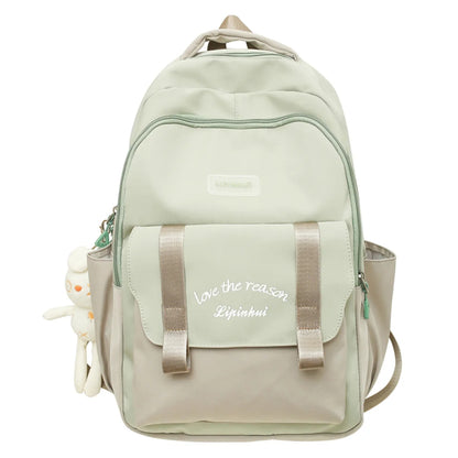 Trendy Female High Capacity School Bag Cute Waterproof Ladies Travel Laptop Women College Backpack Girl Book Bags Fashion Kawaii