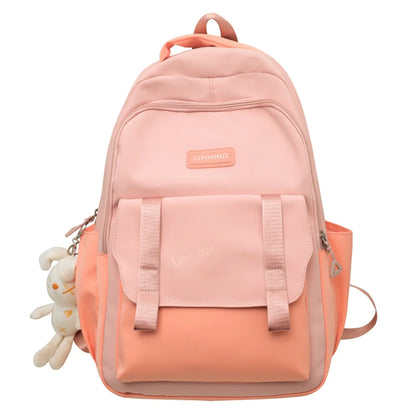 Trendy Female High Capacity School Bag Cute Waterproof Ladies Travel Laptop Women College Backpack Girl Book Bags Fashion Kawaii