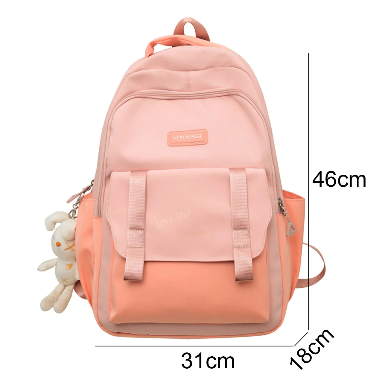 Trendy Female High Capacity School Bag Cute Waterproof Ladies Travel Laptop Women College Backpack Girl Book Bags Fashion Kawaii