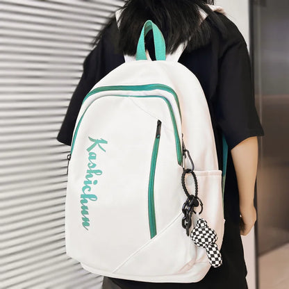 Trendy Female Laptop College Backpack New Boy Girl School Bag Women Men Syudent Travel Backpack Male Lady Nylon Book Bag Fashion