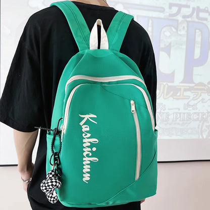 Trendy Female Laptop College Backpack New Boy Girl School Bag Women Men Syudent Travel Backpack Male Lady Nylon Book Bag Fashion