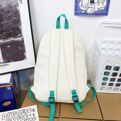 Trendy Female Laptop College Backpack New Boy Girl School Bag Women Men Syudent Travel Backpack Male Lady Nylon Book Bag Fashion