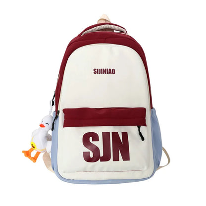 Trendy Female Leisure Waterproof Book Bag Women Kawaii Laptop Nylon Ladies Travel School Bags Girl Cool College Backpack Fashion
