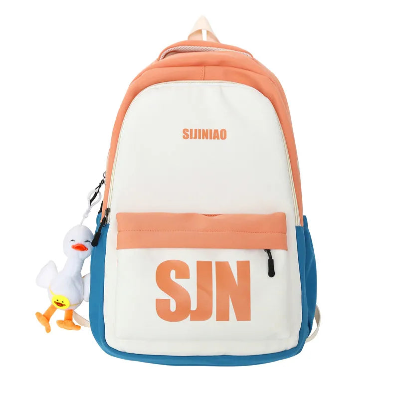 Trendy Female Leisure Waterproof Book Bag Women Kawaii Laptop Nylon Ladies Travel School Bags Girl Cool College Backpack Fashion