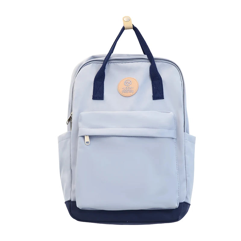 Trendy Female Red Cute School Bag Cool Girl Nylon College Backpack Fashion Lady Kawaii Teen Travel Women Laptop Leisure Book Bag