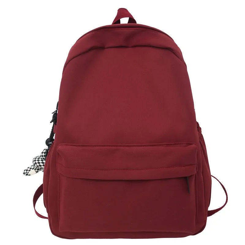 Trendy Female Waterproof Fashion Girl Travel Nylon Book Bags Women Student Laptop Cute School Bag Cool Lady College Backpack New
