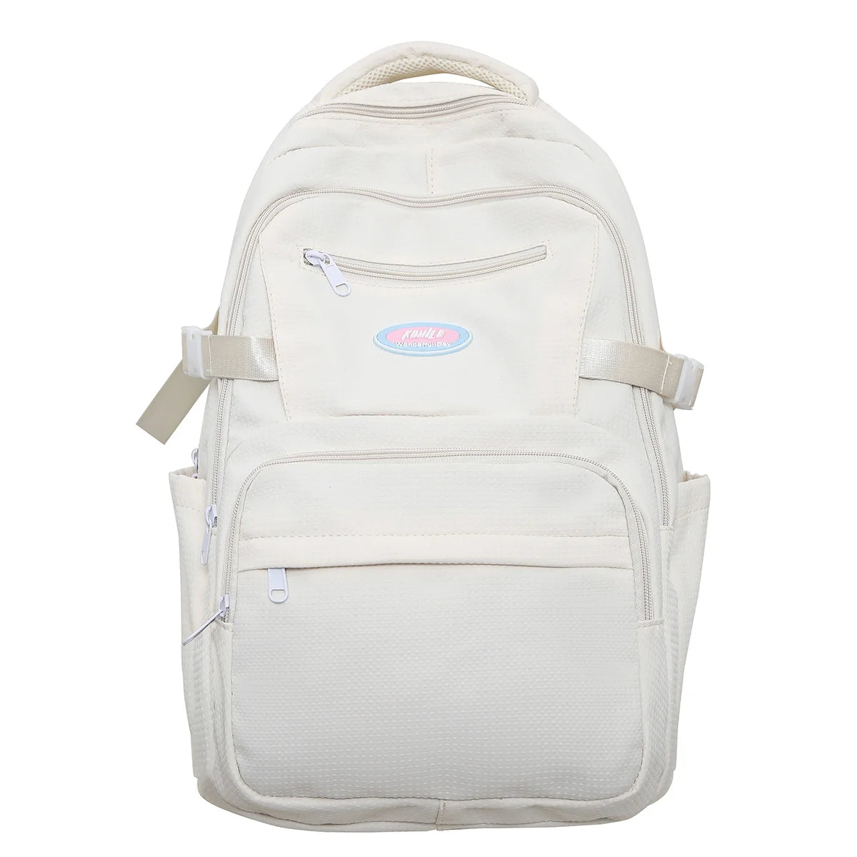 Trendy Female Yellow Travel Student Backpack Girl Kawaii Nylon School Backpack Women Laptop Ladies Cute College Book Bag Fashion