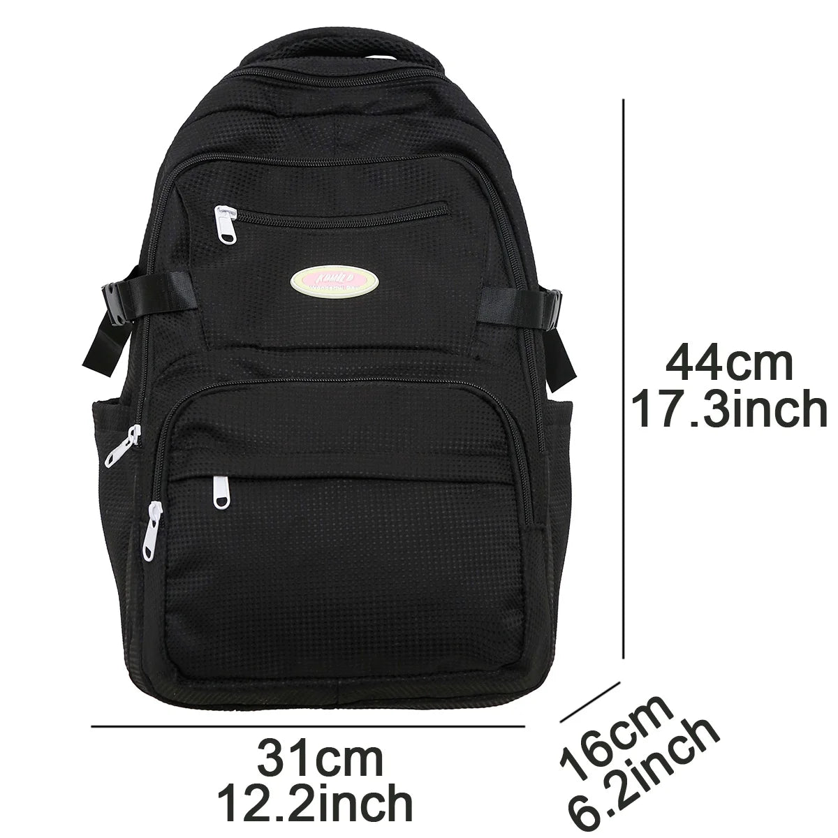 Trendy Female Yellow Travel Student Backpack Girl Kawaii Nylon School Backpack Women Laptop Ladies Cute College Book Bag Fashion
