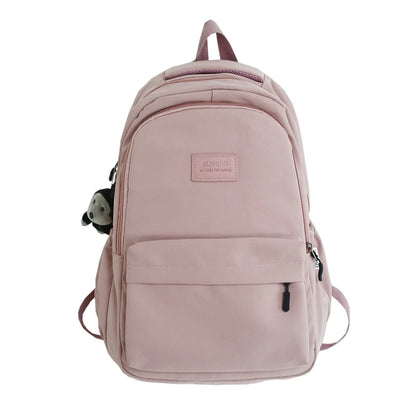 Trendy Girl Boy Laptop Student Backpack New Female Men Travel Book Bag Male Women Nylon College Backpack Fashion Lady School Bag