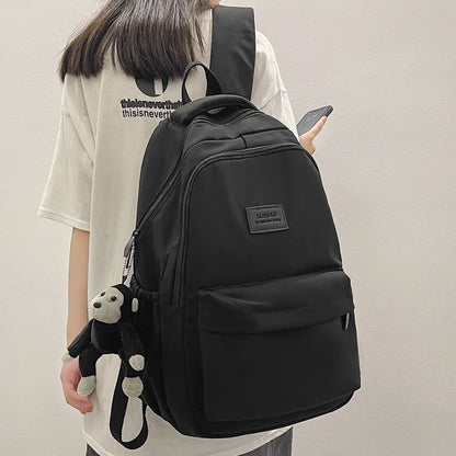 Trendy Girl Boy Laptop Student Backpack New Female Men Travel Book Bag Male Women Nylon College Backpack Fashion Lady School Bag
