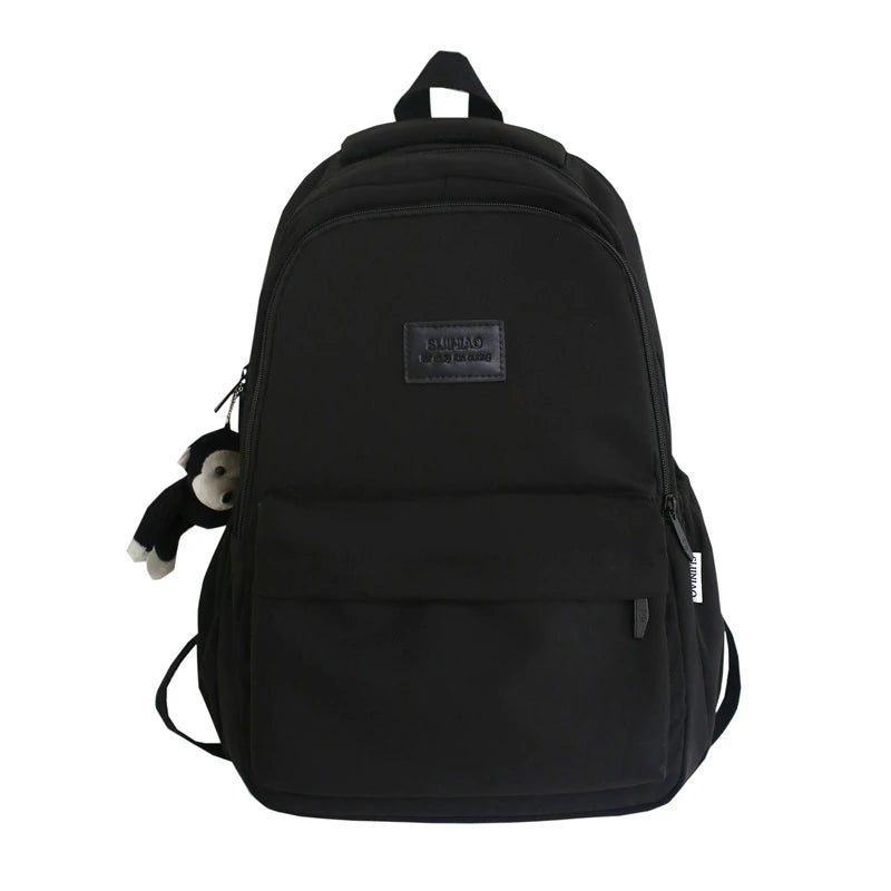 Trendy Girl Boy Laptop Student Backpack New Female Men Travel Book Bag Male Women Nylon College Backpack Fashion Lady School Bag