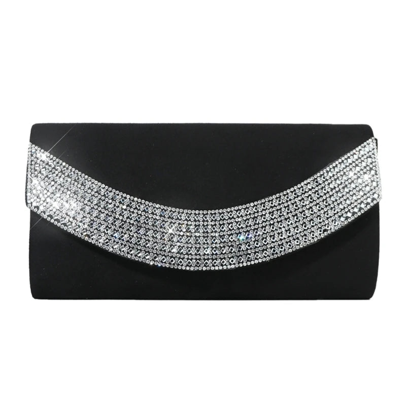 Trendy Glitter Crossbody Bag Chain Evening Bags for Fashion Forward Women