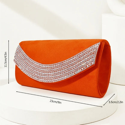 Trendy Glitter Crossbody Bag Chain Evening Bags for Fashion Forward Women