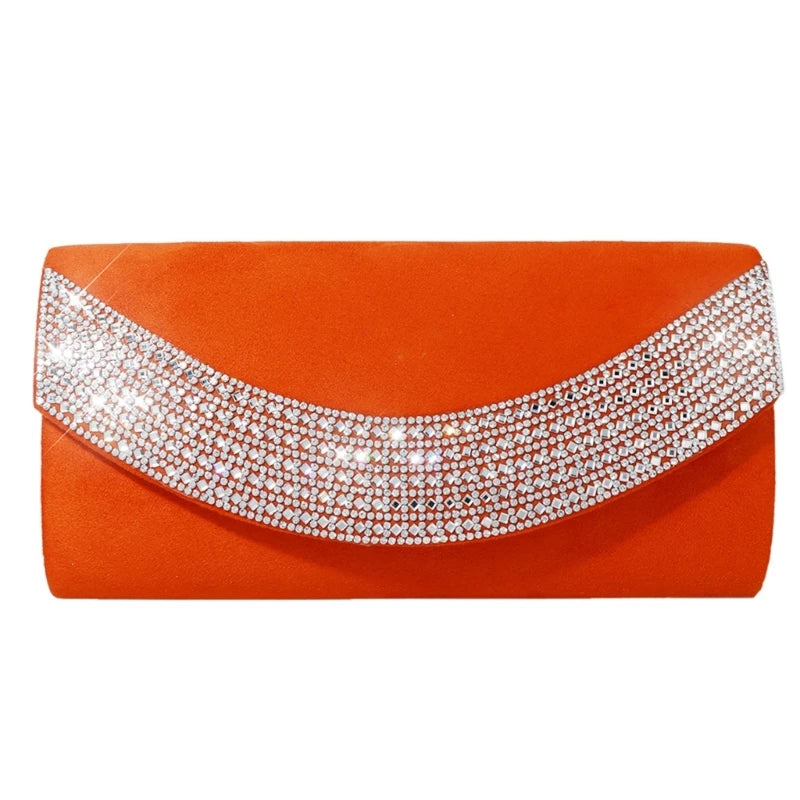 Trendy Glitter Crossbody Bag Chain Evening Bags for Fashion Forward Women