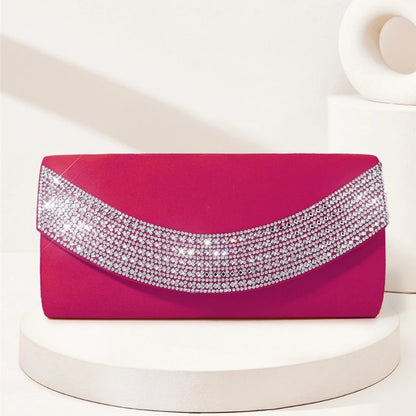 Trendy Glitter Crossbody Bag Chain Evening Bags for Fashion Forward Women