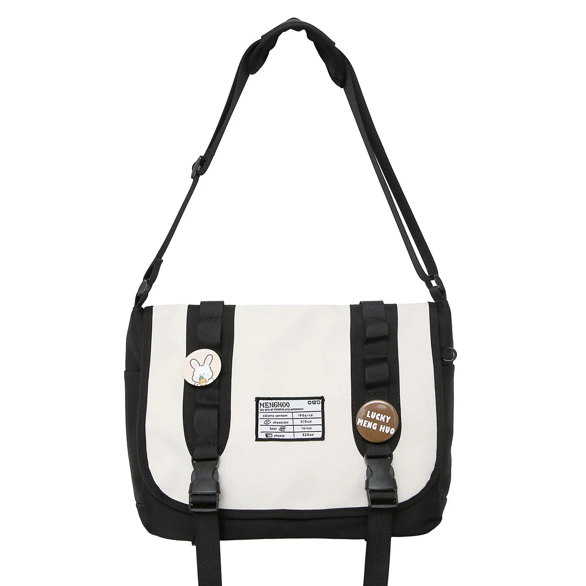 Trendy Ladies Khaki Badge Shoulder Bag Women Travel Nylon Handbag Female High Capacity Crossbody Bag Fashion Girl Messenger Teen