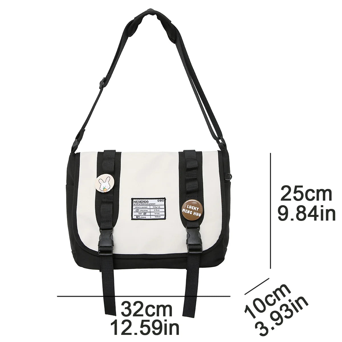 Trendy Ladies Khaki Badge Shoulder Bag Women Travel Nylon Handbag Female High Capacity Crossbody Bag Fashion Girl Messenger Teen