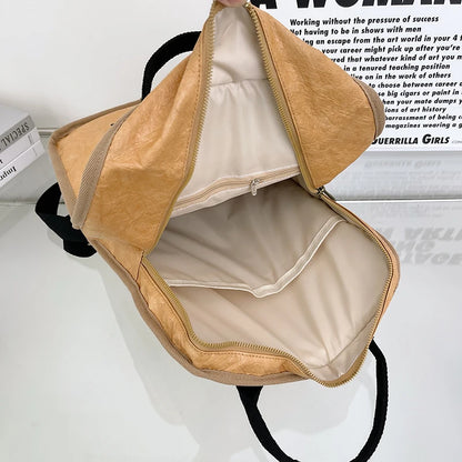 Trendy Ladies PU Book Bag New Women Cute Student Backpack Fashion Girl Kawaii School Bags Female Leather College Backpack Laptop