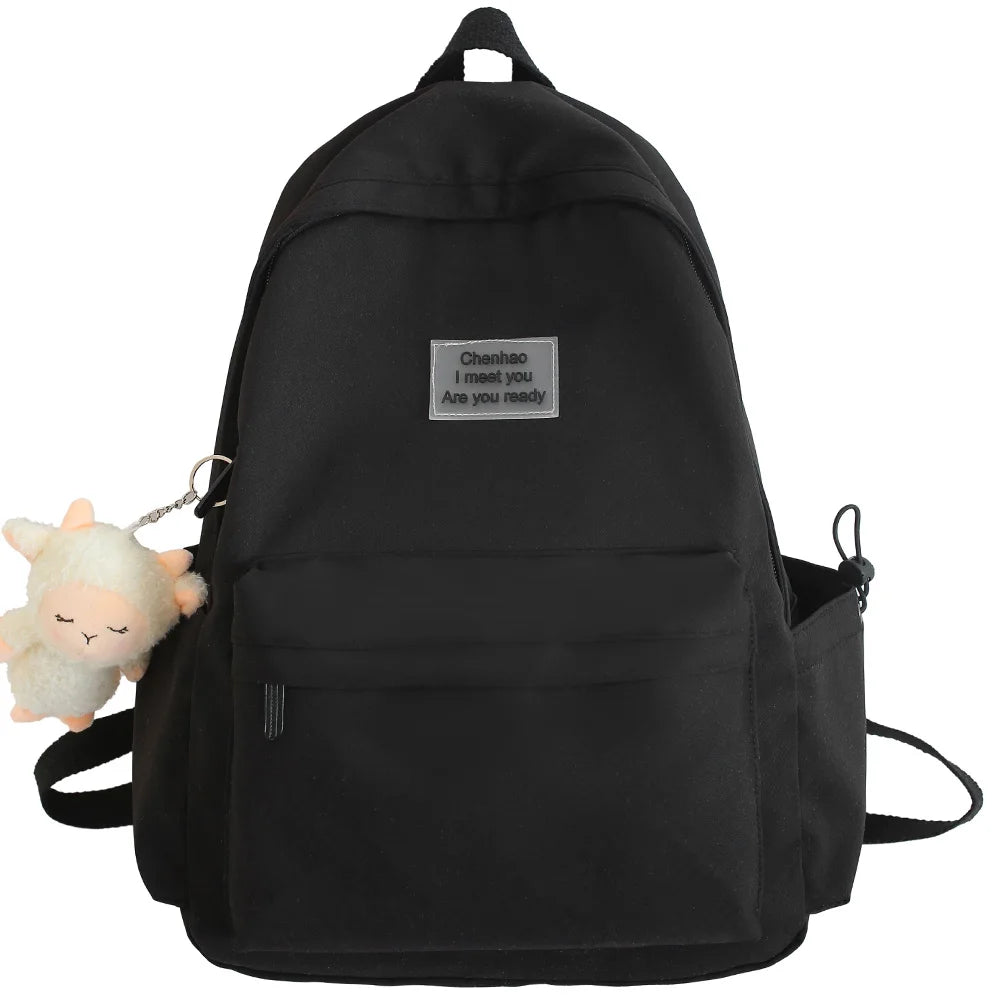 Trendy Lady Cool Laptop College Bag Fashion Female Waterproof Student Backpack Women School Kawaii Bag Cute Girl Travel Backpack