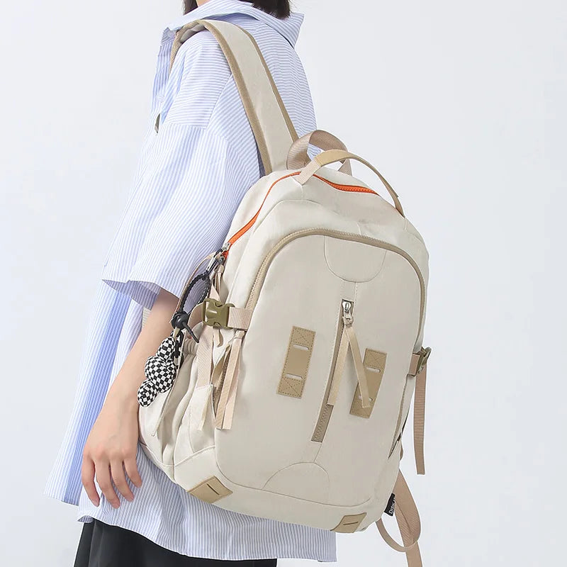 Trendy Lady Laptop College Backpack Fashion Cool Boy Girl Leisure School Bag Women Male Travel Backpack New Men Female Book Bags