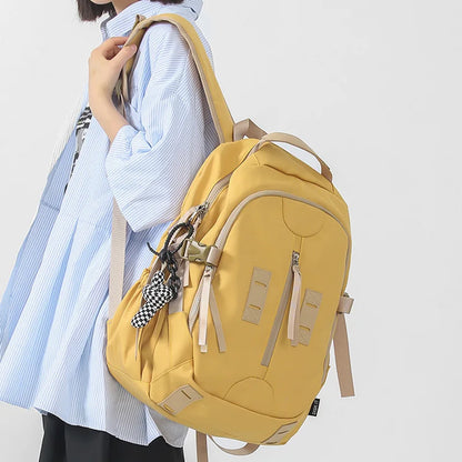 Trendy Lady Laptop College Backpack Fashion Cool Boy Girl Leisure School Bag Women Male Travel Backpack New Men Female Book Bags