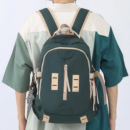Trendy Lady Laptop College Backpack Fashion Cool Boy Girl Leisure School Bag Women Male Travel Backpack New Men Female Book Bags