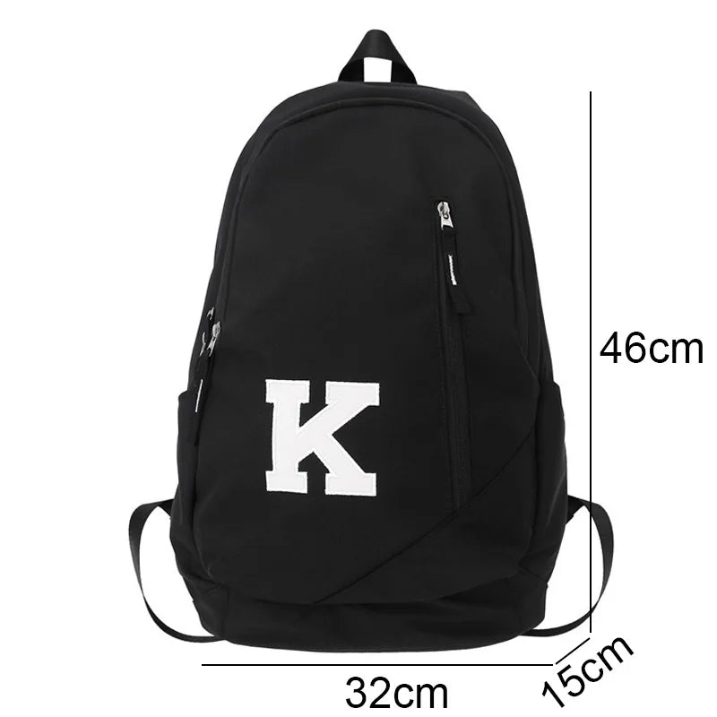 Trendy Lady Men High Capacity Red Backpack Girl Boy Laptop School Bag Fashion Male Women College Backpack Female Travel Book Bag