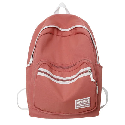 Trendy Lady Nylon College New Women School Bag Girl Travel Book Backpack Cool Fashion Female Laptop Bag Teenage Student Rucksack