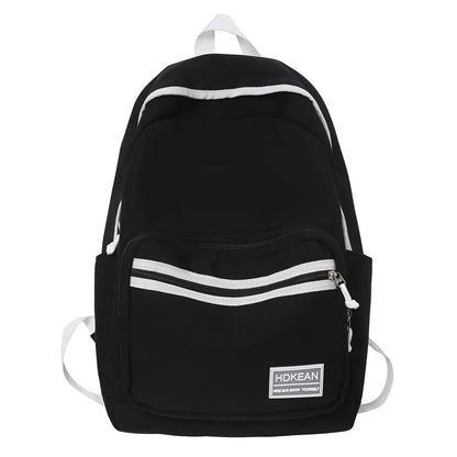 Trendy Lady Nylon College New Women School Bag Girl Travel Book Backpack Cool Fashion Female Laptop Bag Teenage Student Rucksack