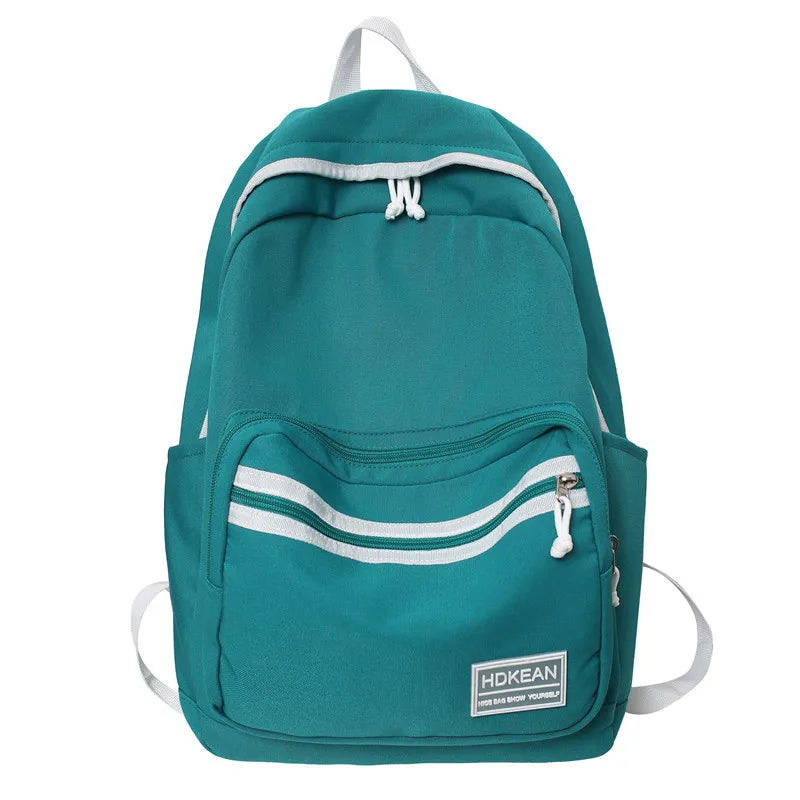 Trendy Lady Nylon College New Women School Bag Girl Travel Book Backpack Cool Fashion Female Laptop Bag Teenage Student Rucksack