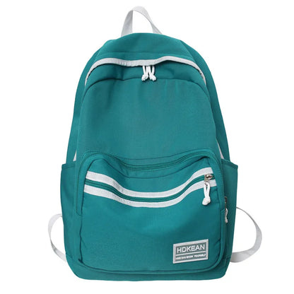 Trendy Lady Nylon College New Women School Bag Girl Travel Book Backpack Cool Fashion Female Laptop Bag Teenage Student Rucksack