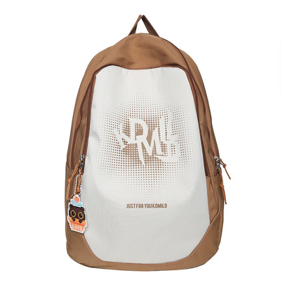 Trendy Lady Nylon High Capacity College Pocket Fashion Female Book Bag Girl Travel Laptop Backpack Teen Women Leisure School Bag